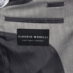 Claudio Morelli Men's Black/White Herringbone Sportcoat