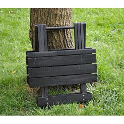 Black Folding Adirondack Side Table
