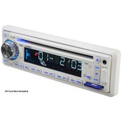 Pyle Complete Marine Water Proof 4 Speaker CD/USB/Mp3/Combo w/ Stereo Cover - White (Refurbished)