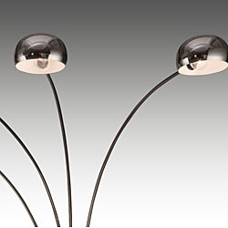 Modern Chrome Metal Arch Lamp