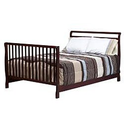 DaVinci Charleston 4-in-1 Crib with Toddler Rail in Coffee
