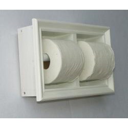 In-the-wall Double Mega Toilet Paper Holder