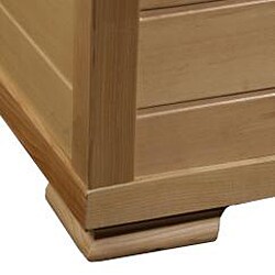 Radiant Sauna 3-person Corner Carbon Infrared Sauna