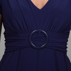 Scarlett Women's Buckle Ruche Waist Dress