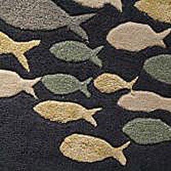 Hand-tufted TAQ-802 Wool Rug (2' x 3')