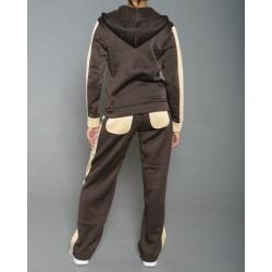 Maxim Studio Women's Java Brown Fleece Set 