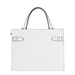Salvatore Ferragamo Leather Accordion Satchel