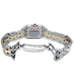 Pre-owned Cartier 18k Yellow Gold and Stainless Steel Panthere Watch