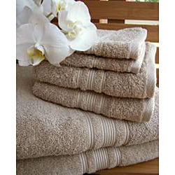 Charisma Linen Beige Premium Hygro Cotton 24-piece Bath Towel Set