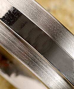 Men's Titanium  Raised Center Band (7 mm)
