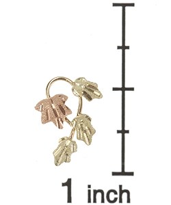 Black Hills Gold Multi-leaf Earrings