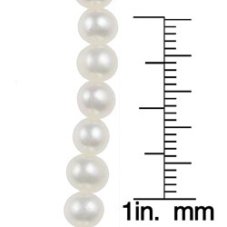 DaVonna Cultured Freshwater Pearl Strand and Bracelet Set (5-6 mm) (Case of 3)