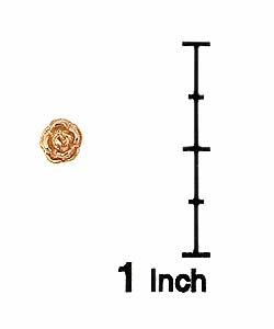 14-kt. Black Hills Gold Rose Earrings