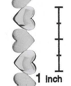 Sterling Silver Heart Links Bracelet