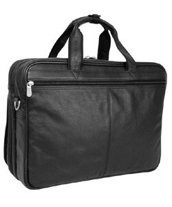 Expandable Leather Briefcase