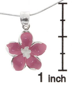 Sterling Silver Flower Necklace