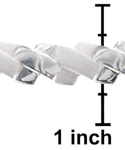 Sterling Silver X-link Bracelet