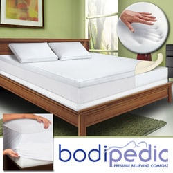 Bodipedic 3-inch Memory Foam Mattress Topper and Cover Set