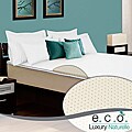 Select Luxury E.C.O. Naturally Dunlop Latex 2-inch King Size Reversible Mattress Topper With Cover