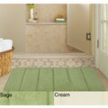 Microfiber Memory Foam 24-inch Bath Rugs (Set of 2)
