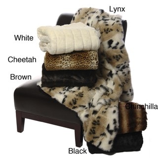 Mink Faux Fur Throw