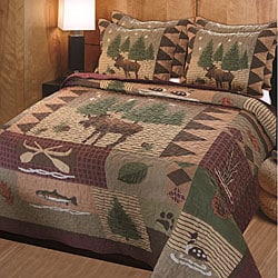 Moose Lodge 3-Piece Quilt Set