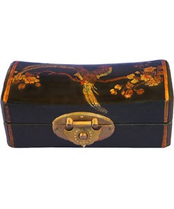 Hand-painted Tibetan Leather Jewelry Box