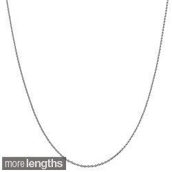 Fremada 14k White Gold Cable Chain (16- 20 inch)