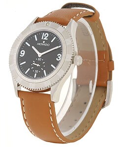 Movado Gentry Sport Men's Tan Strap Watch