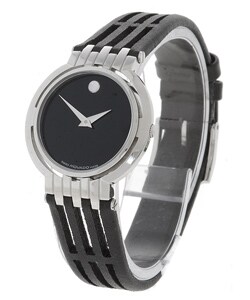 Movado Esperanza Women's Black Dial Strap Watch