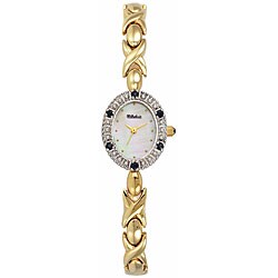 Dufonte Genuine Sapphire XOXO Bracelet Watch
