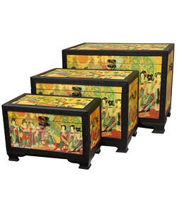Geisha Storage Boxes (China)