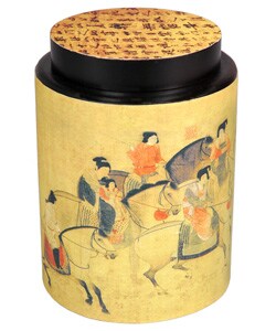 Hand-Painted Tea Jar (China)