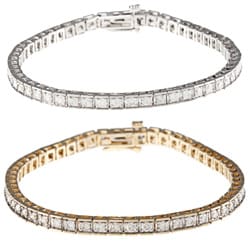 14k Gold 3ct Diamond Tennis Bracelet
