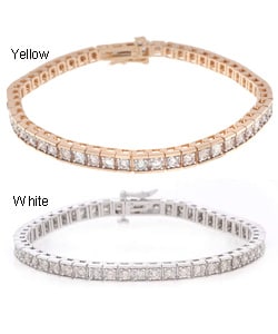 14k Gold 5ct Diamond Tennis Bracelet