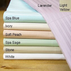 Pinstripe 400 Thread Count Cotton Sheet Set