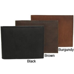 Signature Genuine Leather Bi-Fold Wallet