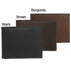 Signature Genuine Leather Bi-fold Wallet