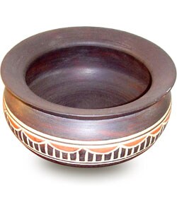Hand-carved Ashanti Bowl (Ghana)