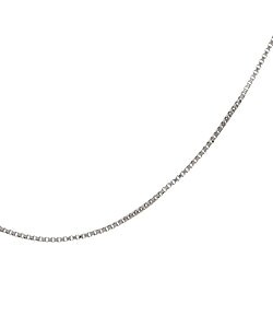 Platinum 18-inch Box Necklace