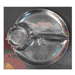 Aluminum Sunflower Platter