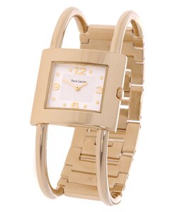 Pierre Lannier Square Goldtone Bangle Watch