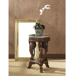 Carved Accent Table