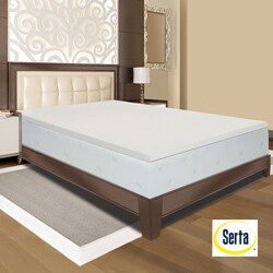Serta Deluxe 2-inch Memory Foam Mattress Topper