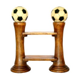 Hand-carved Sports Balls Bookshelves