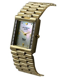 Jules Jurgensen Men's Diamond Goldtone Watch