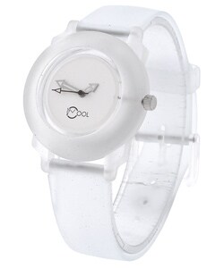 Cool Kid's White Plastic Strap Watch