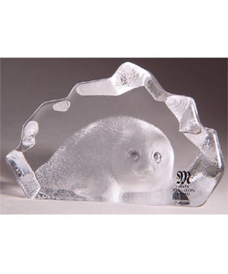 Seal Crystal Art Piece