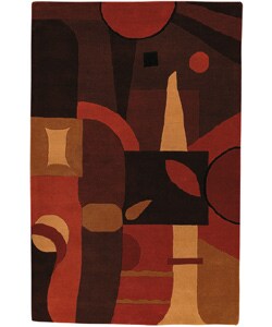 Hand-tufted Ibiza Collection Wool Rug (7'6 x 9'6)