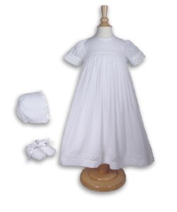 cotton christening gown